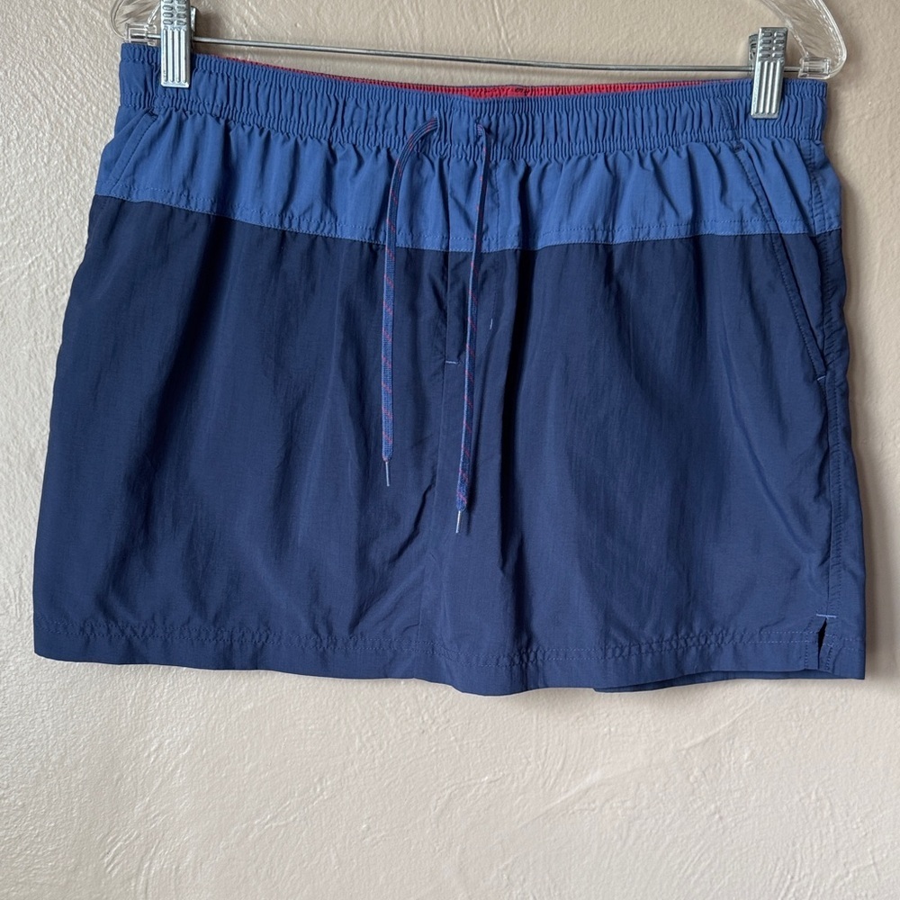 Columbia Blue Two Tone Colorblocked Sandy River Skort Size Large